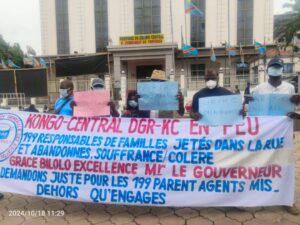 Kongo-Central : 154 agents non positionnés de la DGRKC lancent un cri d’alarme au gouverneur Grâce Bilolo