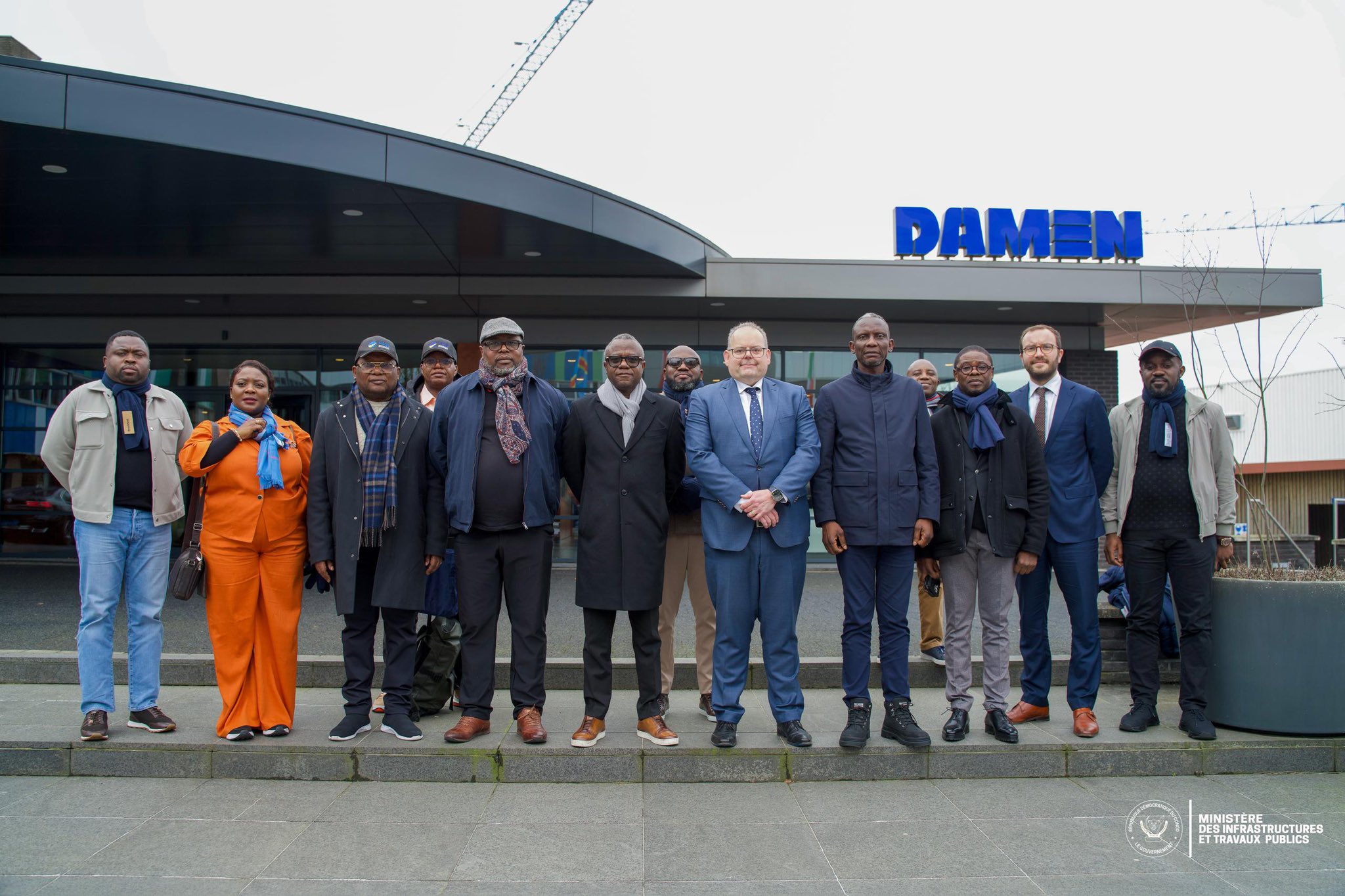 John Banza Lunda renforce la coopération avec Damen pour des infrastructures modernes en RDC