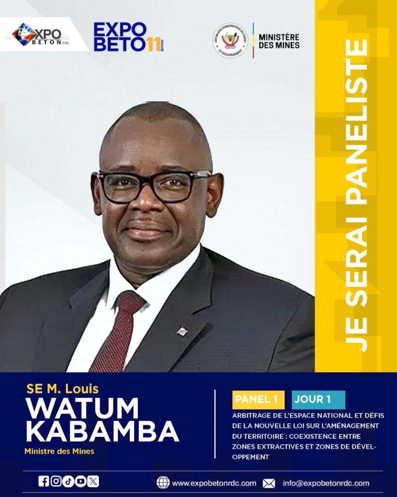 HImV9ZWWkAAKvid-819x1024 Expobéton Rdc 2026 dévoile un premier panel stratégique réunissant les grandes figures des mines et de l’aménagement du territoire