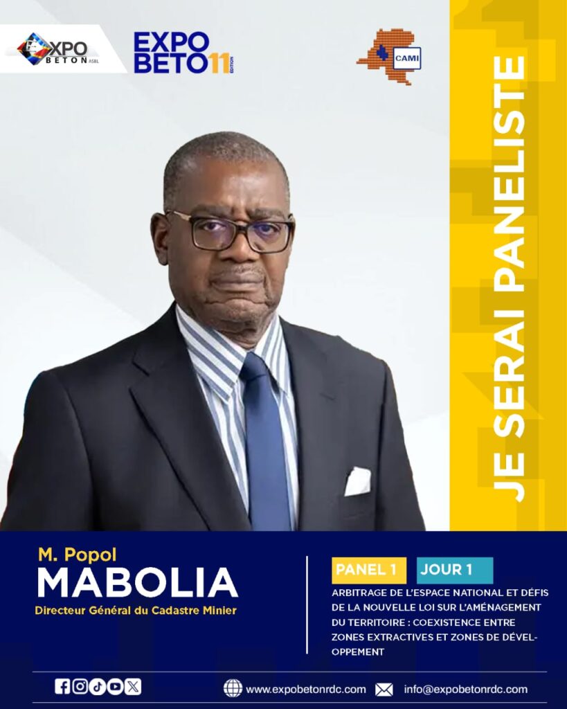 HImV9ZWWsAABgrD-819x1024 Expobéton Rdc 2026 dévoile un premier panel stratégique réunissant les grandes figures des mines et de l’aménagement du territoire